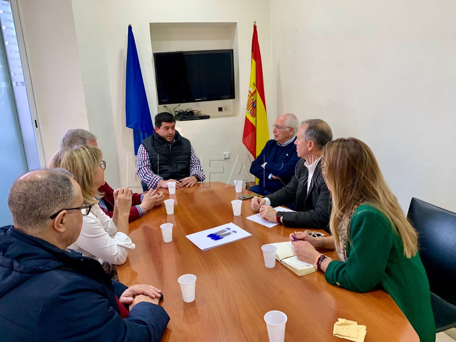 reunion PP SMM Reunión de trabajo entre el PP y el Sindicato Médico de Melilla