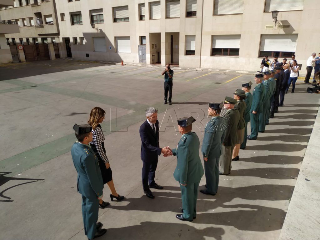 11 6 Grande-Marlaska reconoce la labor de la Guardia Civil en Melilla: "Esto es España y vosotros los garantes de su frontera"