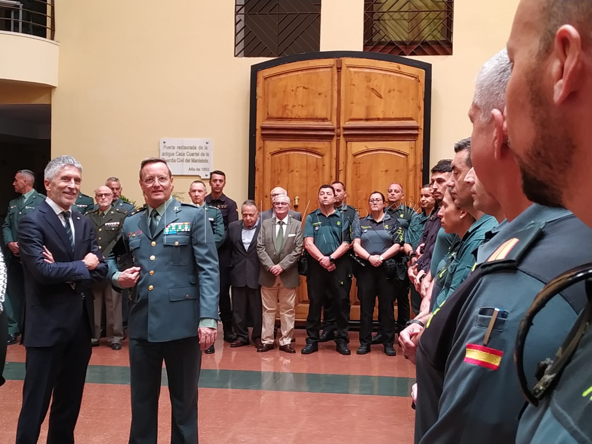 12 5 Grande-Marlaska reconoce la labor de la Guardia Civil en Melilla: "Esto es España y vosotros los garantes de su frontera"