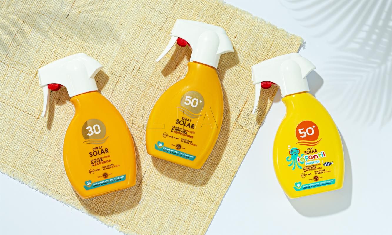 230424 NdP Solares sin marcas Mercadona reformula su protector solar en spray para hacerlo más respetuoso con el medio ambiente