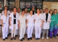 5. Turno de mañana del servicio de limpieza del Hospital Comarcal en el centro de la imagen María Narváez y José Miguel Ferrer actuales responsables del servicio 2023 1 Pilar, trabajadora de Clece ya jubilada: “Cuando se rompió el depósito de agua, todo el mundo estuvo a una"