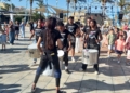 Batucañada Multitudinaria asistencia a la Feria del Eid el-Fitr