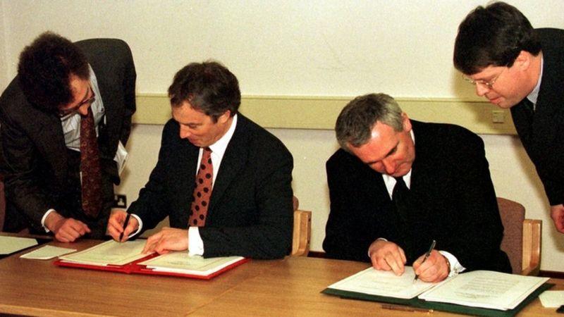 FOTO 2 Un cuarto de siglo del pacto que puso fin al conflicto norirlandés