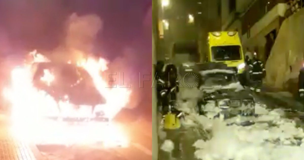Incendio en el Rastro Tres coches incendiados en menos de una semana en Melilla