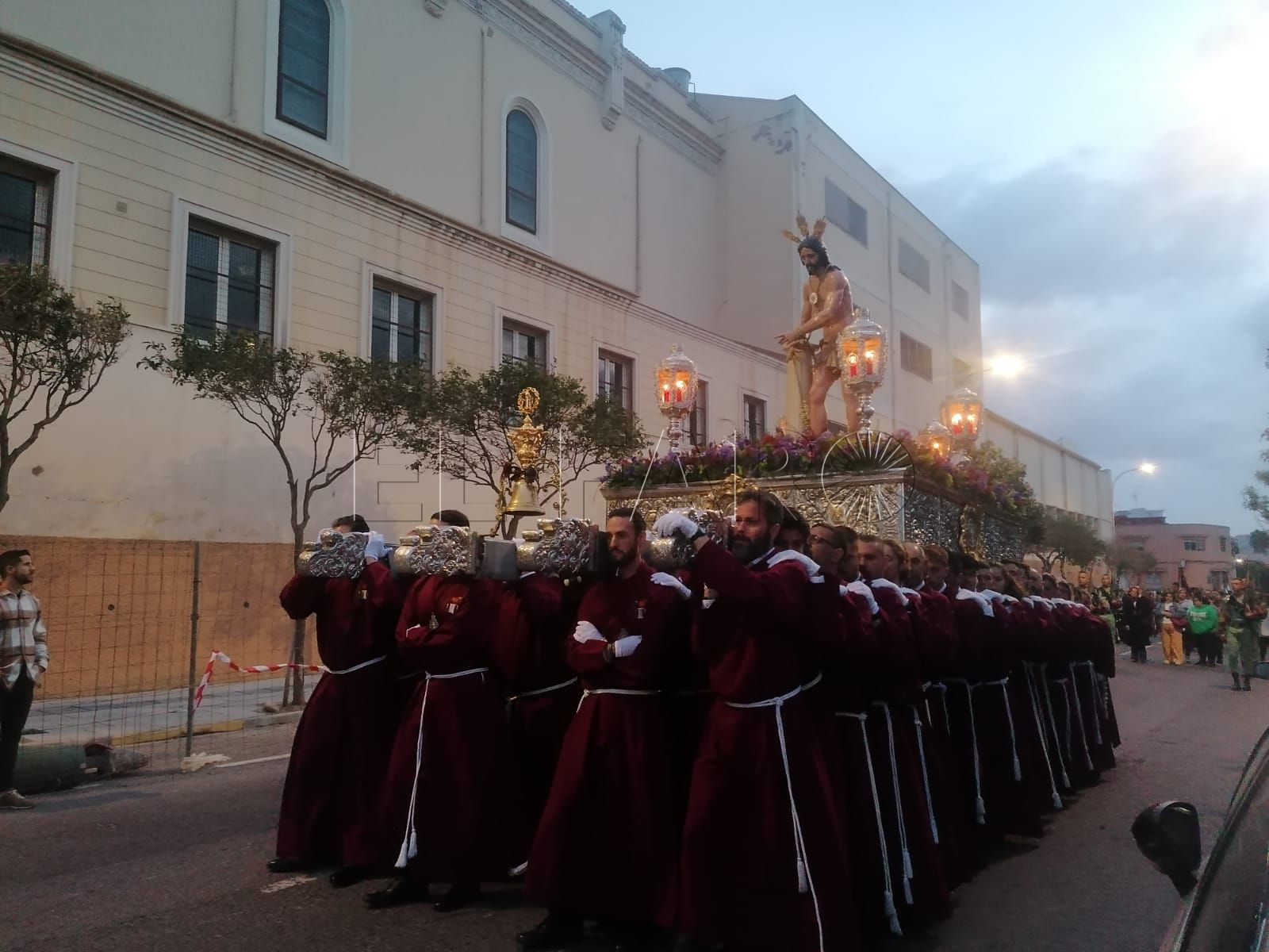 WhatsApp Image 2023 04 06 at 22.16.58 La Flagelación procesiona entre tambores, incienso y veneración