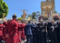 WhatsApp Image 2023 04 09 at 15.46.00 3 María Santísima del Rocío y Jesús Resucitado emocionan a Melilla en su encuentro