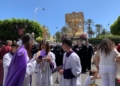 WhatsApp Image 2023 04 09 at 15.46.00 4 María Santísima del Rocío y Jesús Resucitado emocionan a Melilla en su encuentro