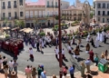 WhatsApp Image 2023 04 09 at 15.46.01 5 María Santísima del Rocío y Jesús Resucitado emocionan a Melilla en su encuentro