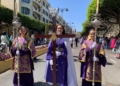 WhatsApp Image 2023 04 09 at 15.49.47 Cientos de personas arropan a la Virgen del Rocío por las calles de Melilla