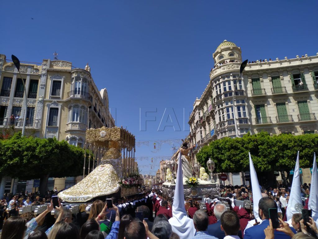 WhatsApp Image 2023 04 09 at 18.39.39 La salida del Resucitado ha puesto el punto final a la Semana Santa de Melilla