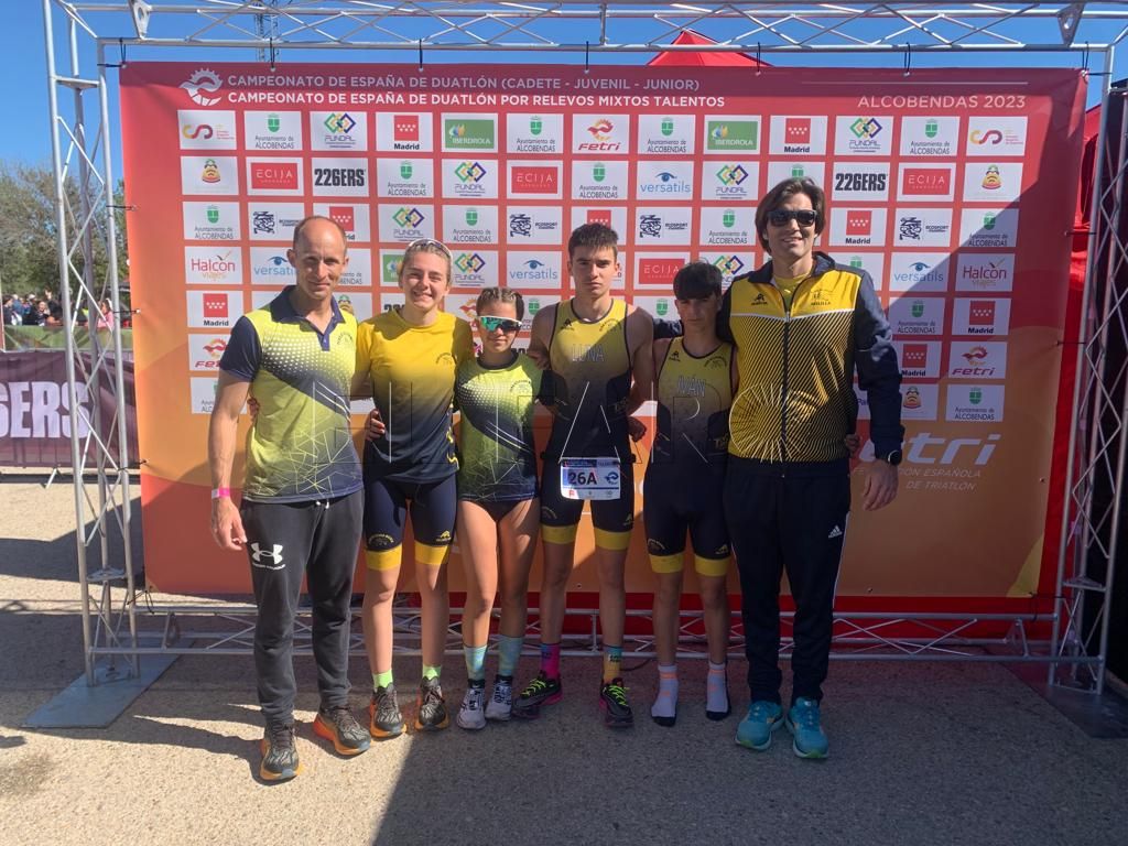 alcobendas2 Gran actuación del Atlético Melilla en la Liga Nacional de Talento de Triatlón