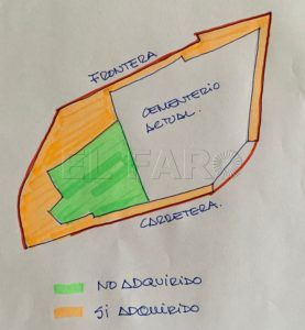 croquis cementerio musulmán El pleno aprueba la expropiación de 12.000 metros cuadrados para ampliar el cementerio musulmán
