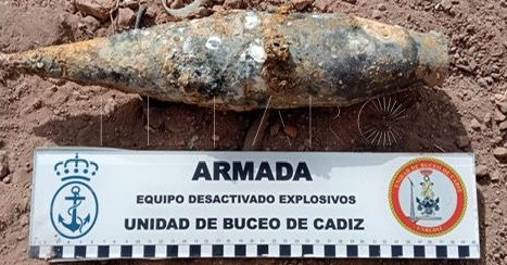 f6005f5a 33ca 40c4 b756 0bca3c4b8aed e1681200712168 La Armada neutraliza un cohete contra-carro localizado en aguas de Melilla
