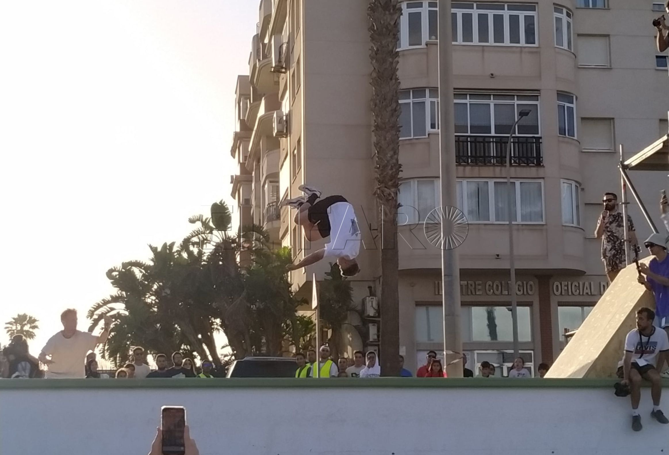 1 edit Lleno casi total en el segunda día del campeonato de parkour