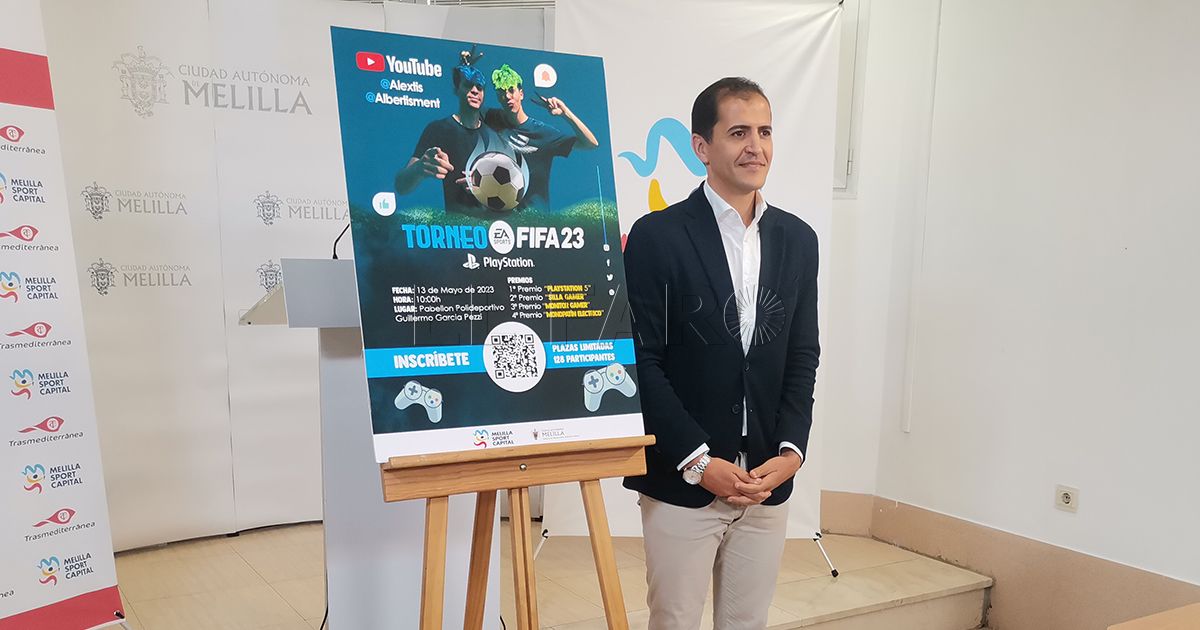 11111 1 Melilla Sport Capital presenta el I Trofeo FIFA 2023 playstation