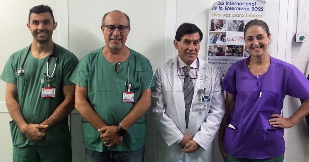 20230531 Equipo Unidad Neurocirugia e1685523571861 Extirpado en Melilla por primera vez un tumor intrarraquídeo