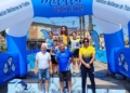 348283629 3061813747447585 819286349354358124 n Luismi Ruiz y Paula Prieto, ganadores del Acuatlón TriMelilla 2023