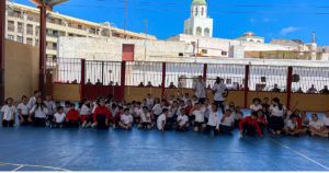 5 El Melilla BC visita el CEIP Velázquez