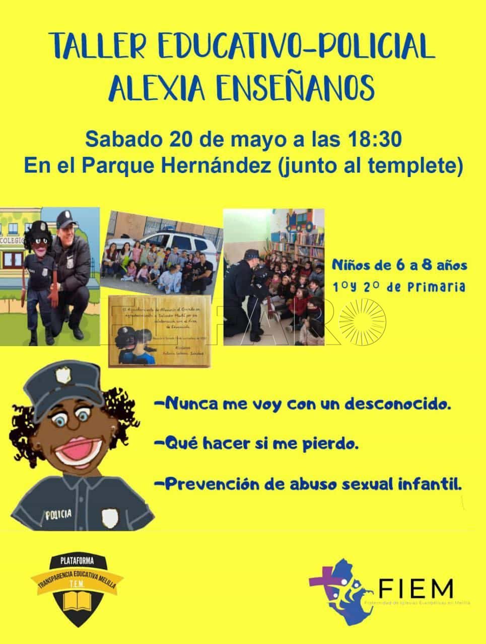 El taller educativo-policial 'Alexia Enséñanos' instruirá en seguridad a los más pequeños de Melilla