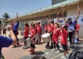 Batucada La Campaña Mundial por la Educación en Melilla celebra una serie de actos lúdicos y reivindicativos