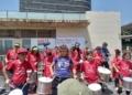 Batucada 23 La Campaña Mundial por la Educación en Melilla celebra una serie de actos lúdicos y reivindicativos