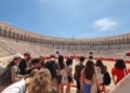 Coso2 Estudiantes de intercambio del IES Enrique Nieto visitan la Mezquita del Toreo