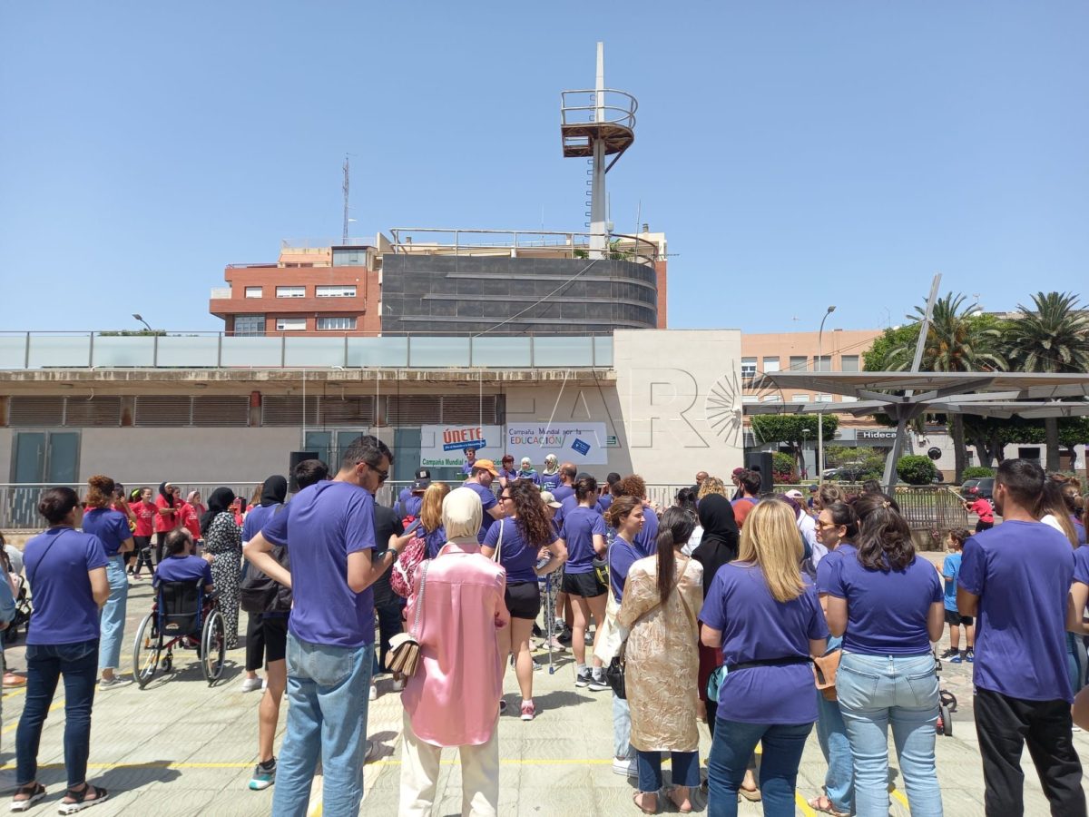 Discursito e1683391684697 La Campaña Mundial por la Educación en Melilla celebra una serie de actos lúdicos y reivindicativos