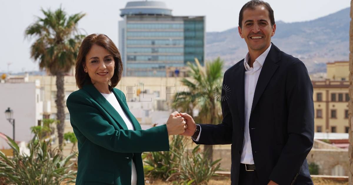 Dunia Almansouri y Rachid Bussianjpg Rachid Bussian: "Me duele Melilla y quiero lo mejor para ella"