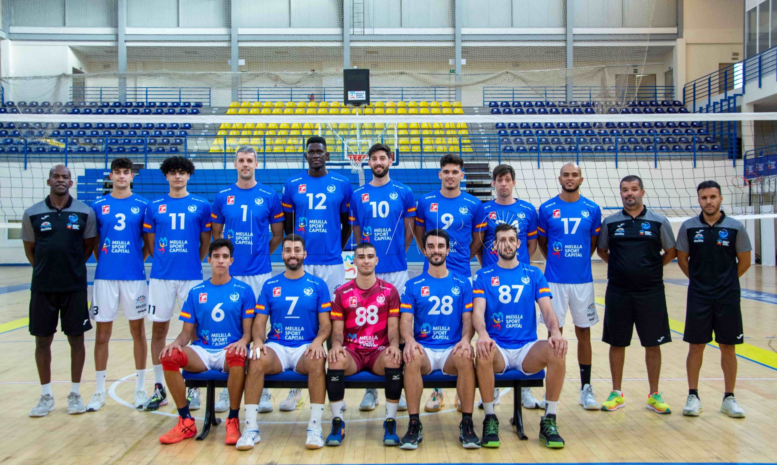 Equipo Masculino Compress scaled 1 El CV Melilla tiene de manera oficial su plaza en la Challenge Cup 2023