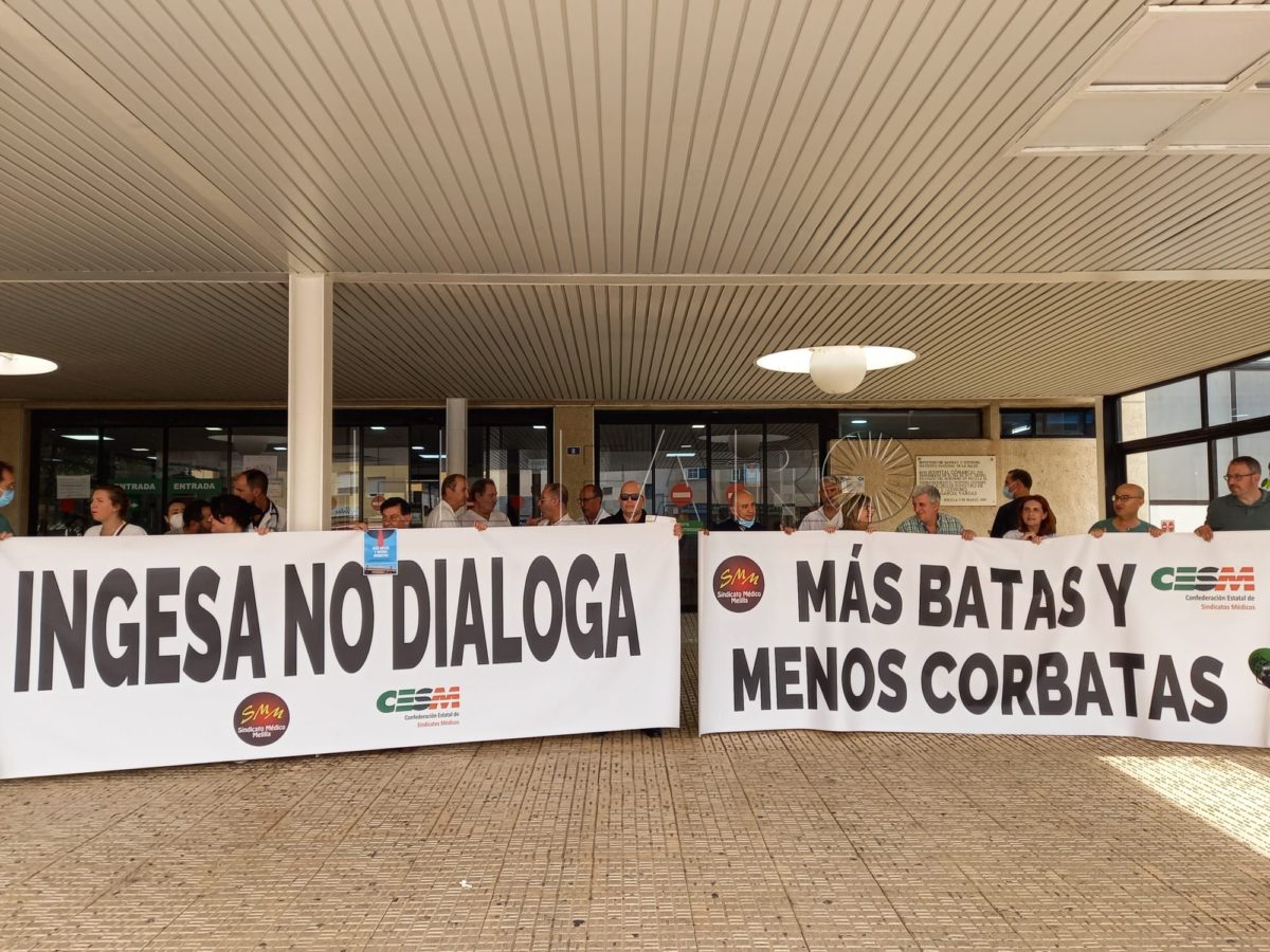 Huelga minsitro e1683196062256 La huelga de médicos de Melilla y Ceuta cumple un año de su inicio con una situación peor