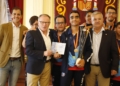 MG 8601 La Ciudad recibe al equipo de Diversidad Funcional Intelectual de fútbol playa