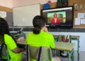 Metsola Treinta y cuatro alumnos del Rusadir participan en una sesión plenaria de Euroscola