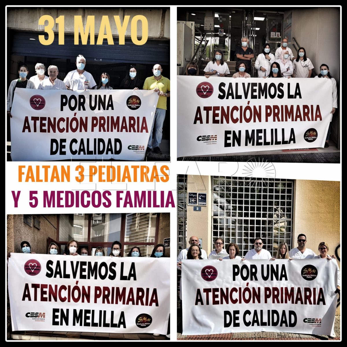 Primaria huelga e1685560011761 Los médicos de Atención Primaria de Melilla retoman las reuniones con la Dirección Territorial del Ingesa