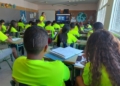 Rusadir Treinta y cuatro alumnos del Rusadir participan en una sesión plenaria de Euroscola
