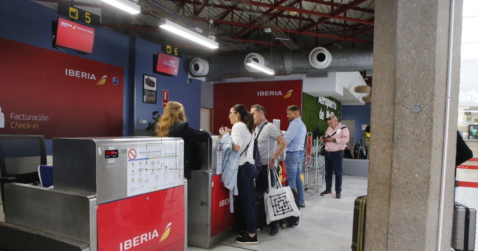 El aeropuerto de Melilla registra de enero a abril 153.023 pasajeros, casi un 24% más que en el mismo periodo de 2022