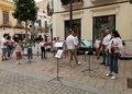 WhatsApp Image 2023 05 13 at 11.10.26 Los alumnos de la escuela de música de Asbanor sacan sus violines a la calle O'Donnell