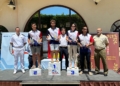 podio snipe La entrega de trofeos pone el punto y final a la Regata Delegación de Defensa