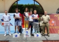 podio techno La entrega de trofeos pone el punto y final a la Regata Delegación de Defensa