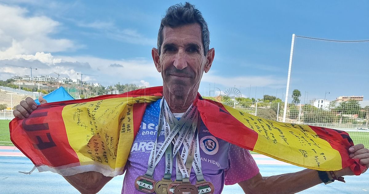 222222222 El melillense Federico Sáez logra cinco medallas en el Andaluz Máster