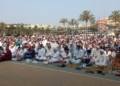 3ca8cb0a 0670 4e67 a0d4 40bc68ddbfa3 1 Miles de melillenses acuden al tradicional rezo por el Eid El Kebir, con un mensaje de 'fraternidad'