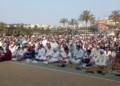 Miles de melillenses acuden al tradicional rezo por el Eid El Kebir, con un mensaje de 'fraternidad'
