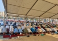 7b2918be 87fe 4fa7 9f1a fe7dd3e1c21e Miles de melillenses acuden al tradicional rezo por el Eid El Kebir, con un mensaje de 'fraternidad'