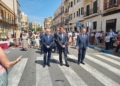 Autoridades Domingo de devoción en el Corpus Christi de Melilla