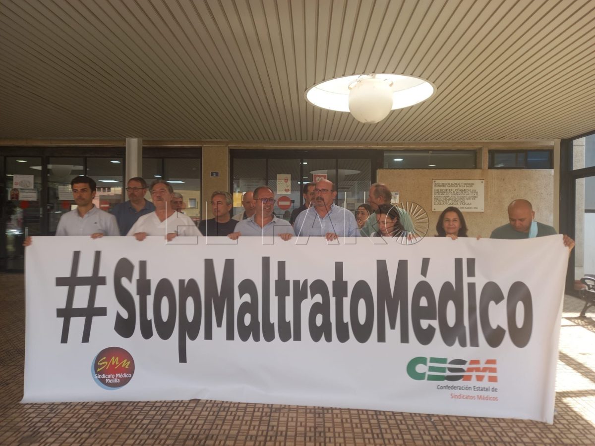 Huelga 50 e1687175350303 Nuevo paro total en el Comarcal tras cincuenta jornadas de huelga de médicos en Melilla