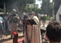 Lectura plaza Domingo de devoción en el Corpus Christi de Melilla