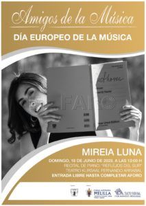 Mireia El Kursaal acoge el Día Europeo de la Música con un recital de piano