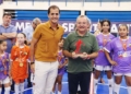 RECONOCIMIENTO A LOS REPRESENTANTES DE LOS COLEGIOS CEIP REAL La III Liga Escolar Femenina se despide con una espectacular jornada final