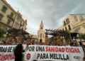 WhatsApp Image 2023 06 07 at 20.48.49 3 Menéndez Pelayo se llena para defender la sanidad de Melilla