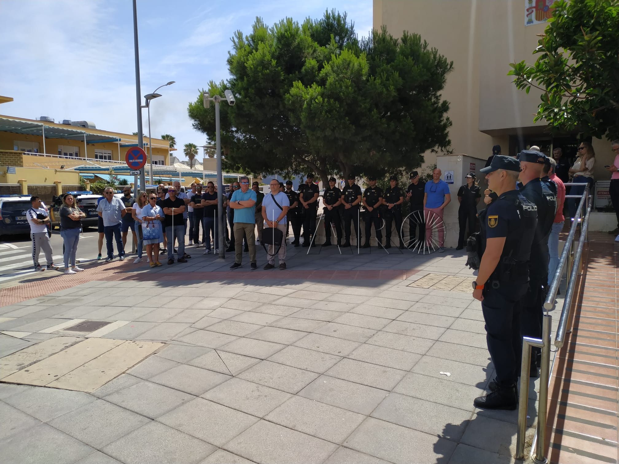 WhatsApp Image 2023 06 12 at 13.28.19 Los agentes de policía de Melilla guardan un minuto de silencio por el compañero caído en acto de servicio