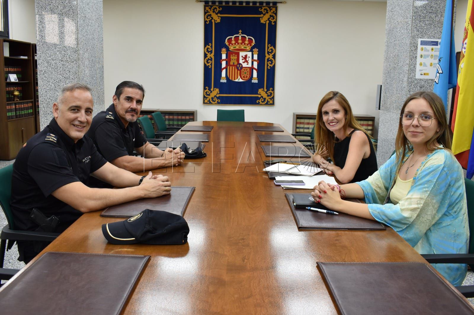 WhatsApp Image 2023 06 15 at 13.29.42 Delegación presenta al nuevo responsable de protección de la CNP